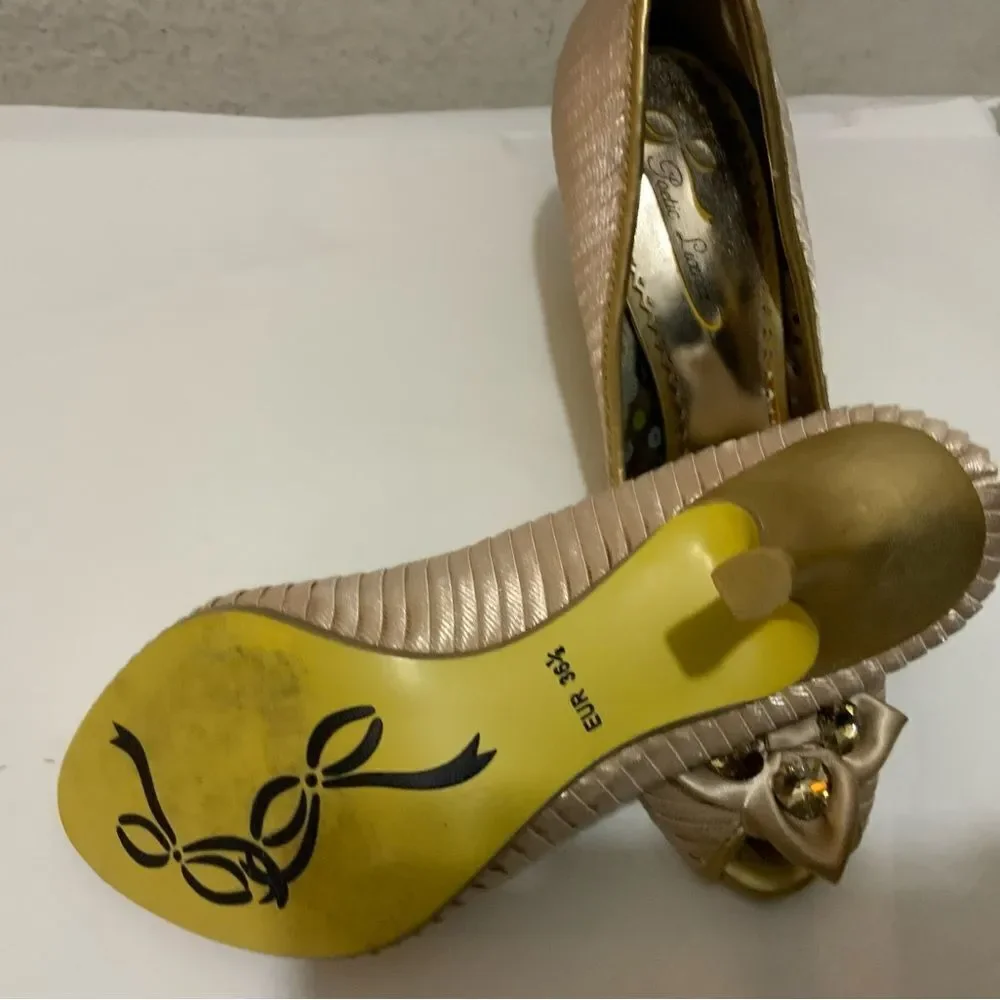 Poetic License Shoes Open-Toe Heels “Girls Best Friend Size 6.5